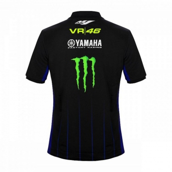 Valentino Rossi tricou polo VR46 - Yamaha black 2019