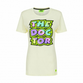 Valentino Rossi tricou de dama VR46  -  The Doctor white 2022