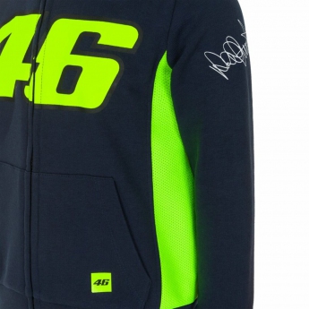 Valentino Rossi hanorac cu glugă pentru copii VR46  -  Classic black 2022