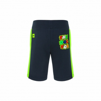 Valentino Rossi pantaloni scurți de copii VR46  -  The Doctor black 2022