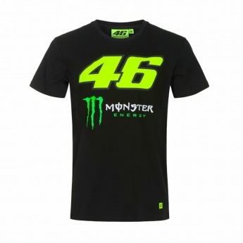 Valentino Rossi tricou de bărbați VR46  -  Dual Monster Energy black 2022
