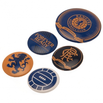 FC Rangers set embleme Button Badge Set