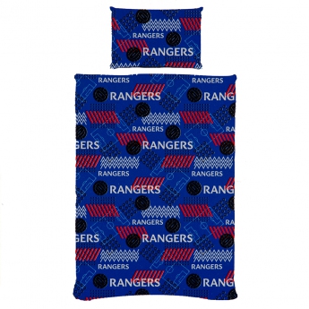 FC Rangers cearșaf pentru un pat single duvet set pl