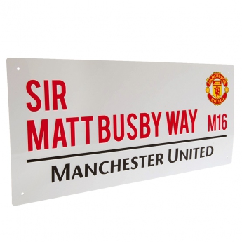 Manchester United semn metalic Street Sign MB