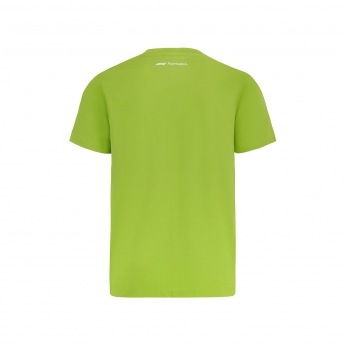Formula 1 tricou de bărbați Logo Lime F1 Team 2022