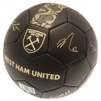 West Ham United balon de fotbal Signature Gold PH size 5