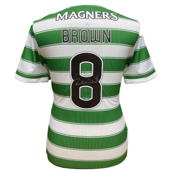 Legende tricou de fotbal Celtic 2021-22 Brown Signed Shirt