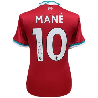 Legende tricou de fotbal Liverpool 2020-21 Mane Signed Shirt