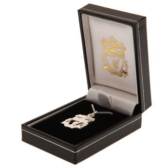 FC Liverpool lănțișor de gât cu pandantiv Sterling Silver Pendant & Chain CR Small