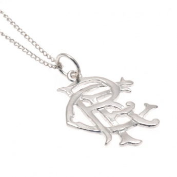 FC Rangers lănțișor de gât cu pandantiv Sterling Silver Pendant & Chain Small