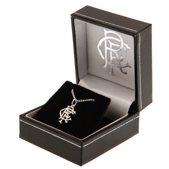 FC Rangers lănțișor de gât cu pandantiv Sterling Silver Pendant & Chain Small