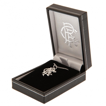 FC Rangers lănțișor de gât cu pandantiv Sterling Silver Pendant & Chain Medium