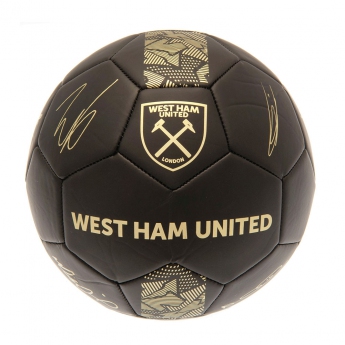 West Ham United mini balon de fotbal Signature Gold PH size 1