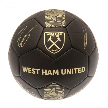 West Ham United mini balon de fotbal Signature Gold PH size 1