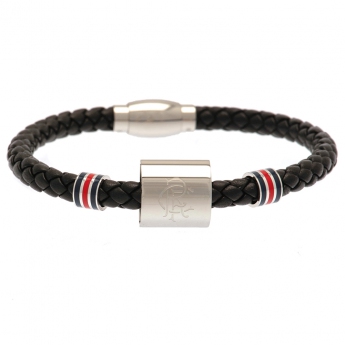 FC Rangers brăţară Colour Ring Leather Bracelet