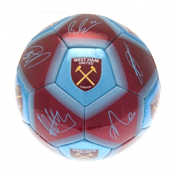 West Ham United mini balon de fotbal Skill Ball Signature size 1