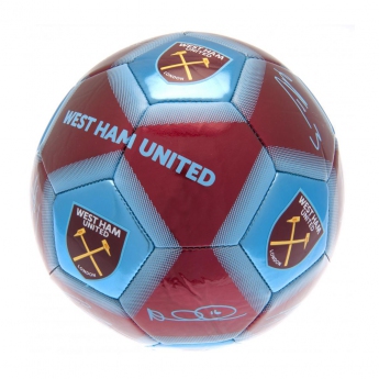 West Ham United mini balon de fotbal Skill Ball Signature size 1