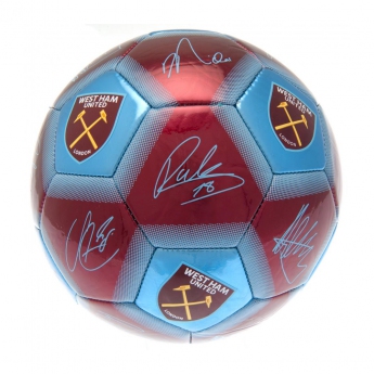 West Ham United mini balon de fotbal Skill Ball Signature size 1