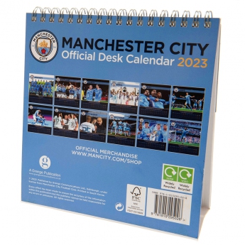 Manchester City calendar Desktop Calendar 2023