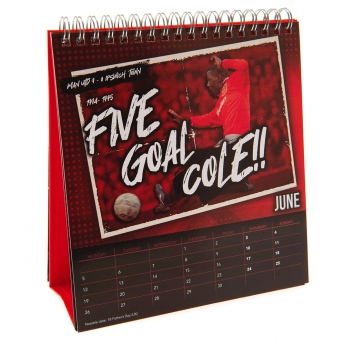 Manchester United calendar Desktop Calendar 2023