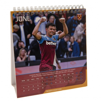 West Ham United calendar Desktop Calendar 2023