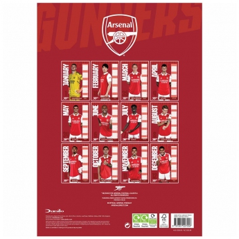 FC Arsenal calendar A3 Calendar 2023