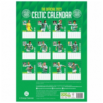 FC Celtic calendar A3 Calendar 2023