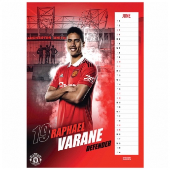 Manchester United calendar A3 Calendar 2023
