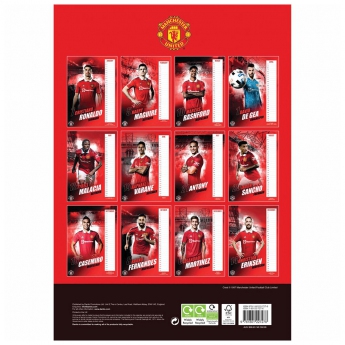 Manchester United calendar A3 Calendar 2023