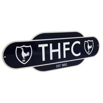 Tottenham Hotspur semn pe perete Colour Retro Sign