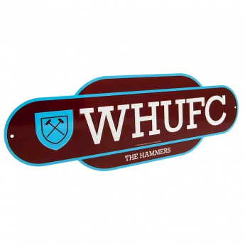 West Ham United semn pe perete Colour Retro Sign