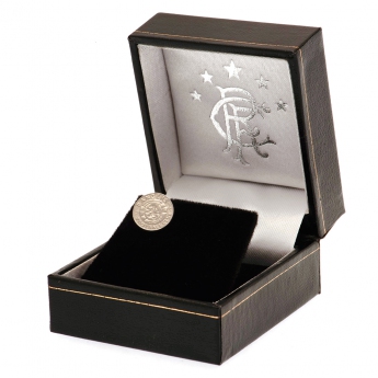 FC Rangers cercei Ready Crest Sterling Silver Stud Earring