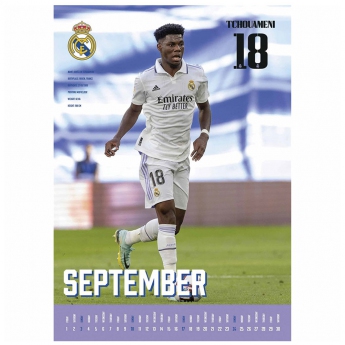 Real Madrid calendar A3 Calendar 2023