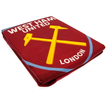 West Ham United cearșaf pentru un pat Single Duvet Set PC