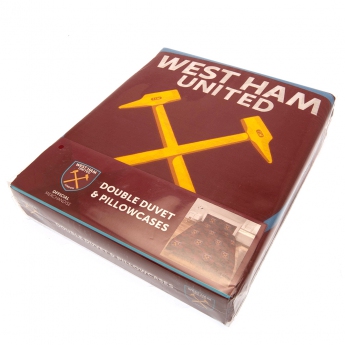 West Ham United cearșaf pentru pat dublu Double Duvet Set PC