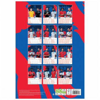 Echipa națională de fotbal calendar England A3 Calendar 2023