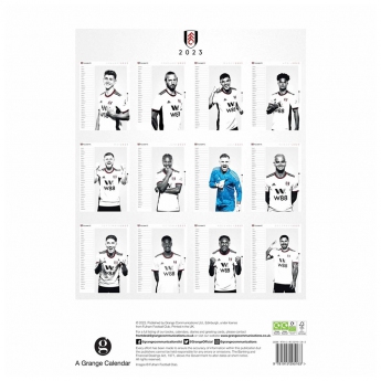 Fulham calendar A3 Calendar 2023