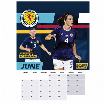 Echipa națională de fotbal calendar Scotland A3 Calendar 2023