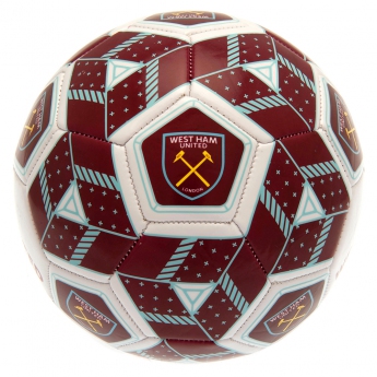 West Ham United balon de fotbal Football Size 3 HX