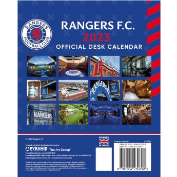 FC Rangers calendar Desktop Calendar 2023