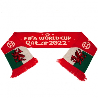 Echipa națională de fotbal eșarfă de iarnă 2022 Wales Scarf