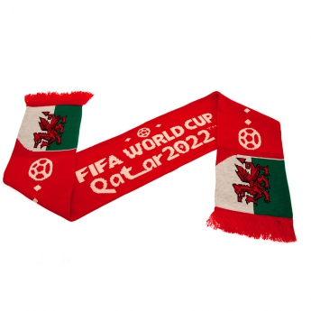 Echipa națională de fotbal eșarfă de iarnă 2022 Wales Scarf