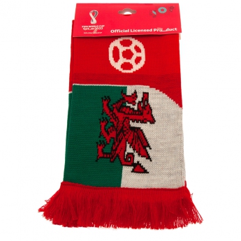 Echipa națională de fotbal eșarfă de iarnă 2022 Wales Scarf