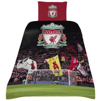 FC Liverpool cearșaf pentru un pat The Kop Single Duvet Set