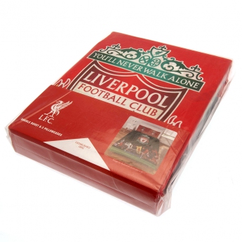 FC Liverpool cearșaf pentru pat dublu The Kop Double Duvet Set