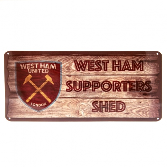 West Ham United semn pe perete Shed Sign