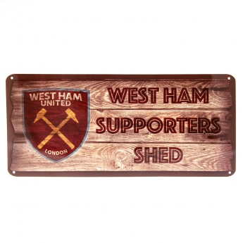 West Ham United semn pe perete Shed Sign