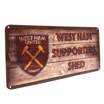 West Ham United semn pe perete Shed Sign