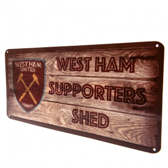 West Ham United semn pe perete Shed Sign