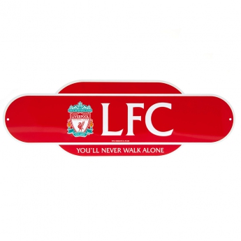 FC Liverpool semn pe perete Colour Retro Sign